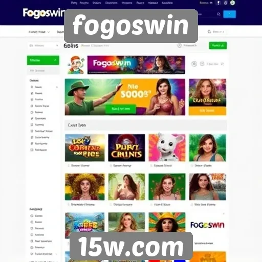 Navegação no site Fogoswin é intuitiva e fácil
